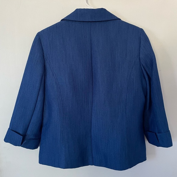 First Option Woman’s Blazer, Medium, Blue - Picture 2 of 6